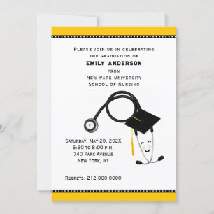 Nursing School Graduation Invitation