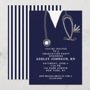 Nursing School Graduation Invitation