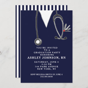 Nursing School Graduation Invitation