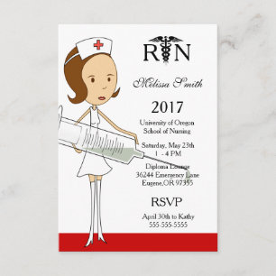 Nursing School Graduation Invitation