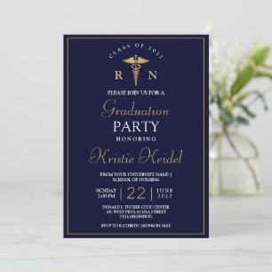 Nursing School Graduation Invitation