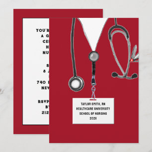 nursing school graduation invitation