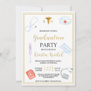 Nursing School Graduation Invitation