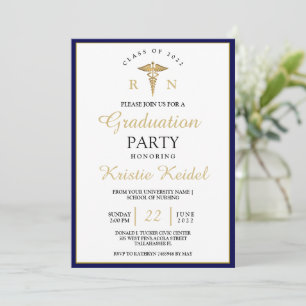 Nursing School Graduation Invitation