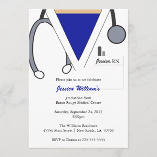 Nursing School Graduation Invitation