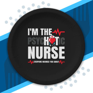 Nursing School Graduation - Nurse Appreciation Paper Plate
