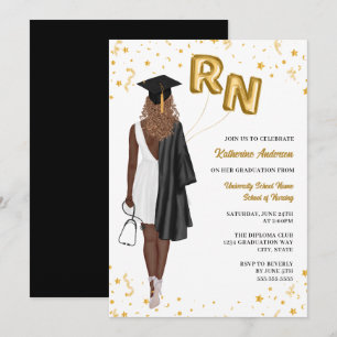Nursing School Graduation Party Invitation