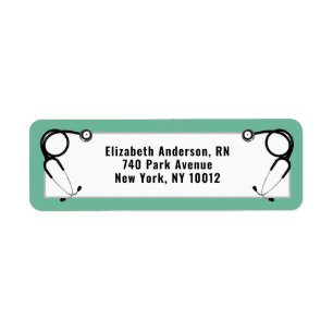 Nursing School Graduation Return Address Label