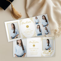 Nursing School Photo Graduation Party Invitation
