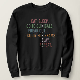 Nursing School student Future Nurse RN Gifts Sweatshirt