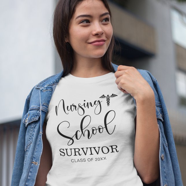 Nursing School Survivor | Class of 2021 T-Shirt (Creator Uploaded)