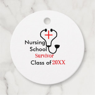 Nursing School survivor class of 20XX medical nurs Favour Tags
