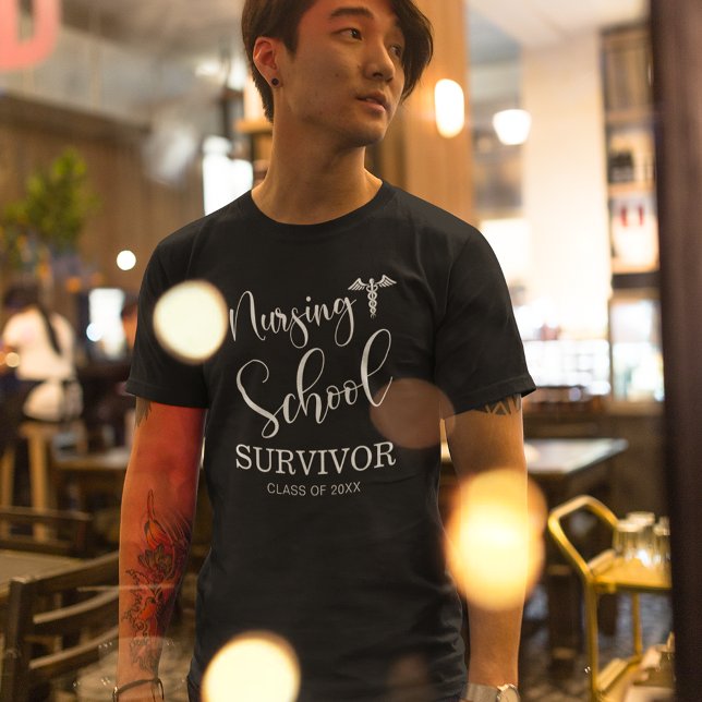 Nursing School Survivor Nurse 2026 Graduate T-Shirt (Creator Uploaded)