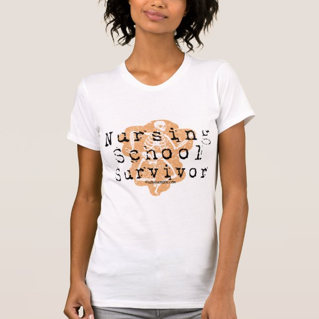 Nursing School Survivor T-Shirt (Front)