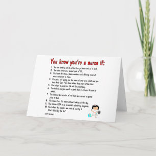 Nursing Shots Greeting Card - Customised