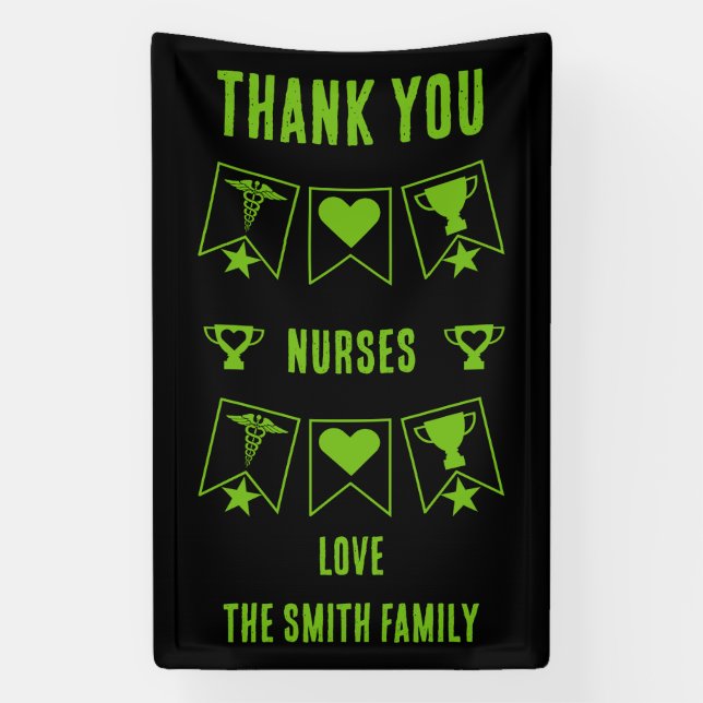 Nursing Staff Thank You Banner (Vertical)