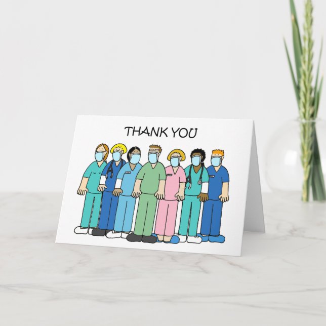 Nursing Staff Thank You Card (Front)