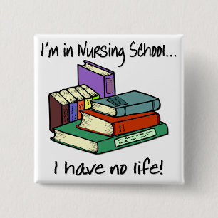 Nursing Student 15 Cm Square Badge