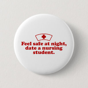 Nursing Student 6 Cm Round Badge