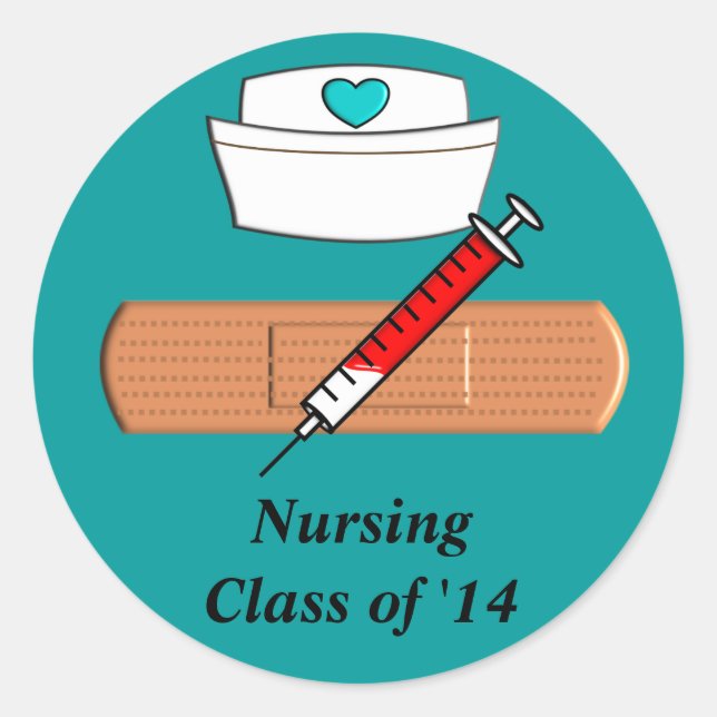 Nursing Student Class of 2014 Stickers (Front)