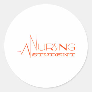Nursing Student Classic Round Sticker