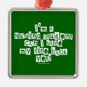 Nursing Student Life Back Yet? Metal Tree Decoration