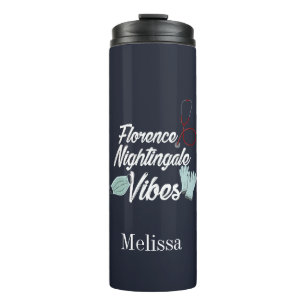 Nursing Student Nightingale Vibes Personalised Thermal Tumbler