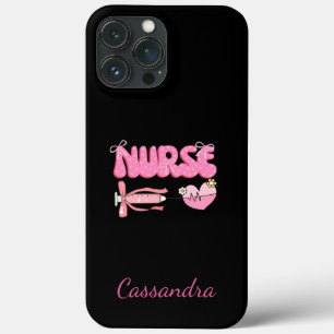 Nursing Student School Future Nurse Name iPhone 13 Pro Max Case