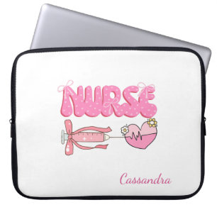 Nursing Student School Future Nurse Name Gift Laptop Sleeve