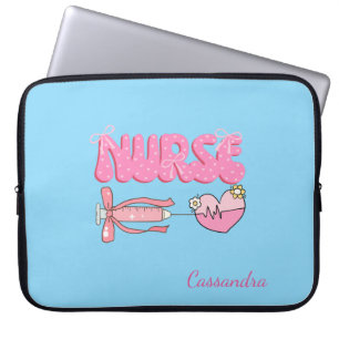 Nursing Student School Future Nurse Name Gift Laptop Sleeve