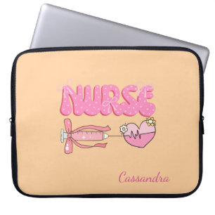 Nursing Student School Future Nurse Name Gift Laptop Sleeve