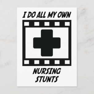 Nursing Stunts Postcard