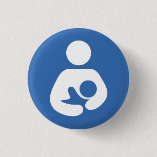 Nursing symbol 1 1/4 inch button