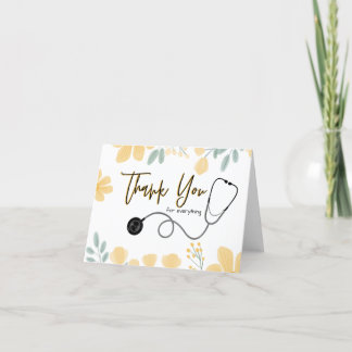 Nursing Thank You Card