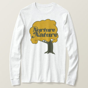 Nurture Nature Retro Tree Hugger                   T-Shirt