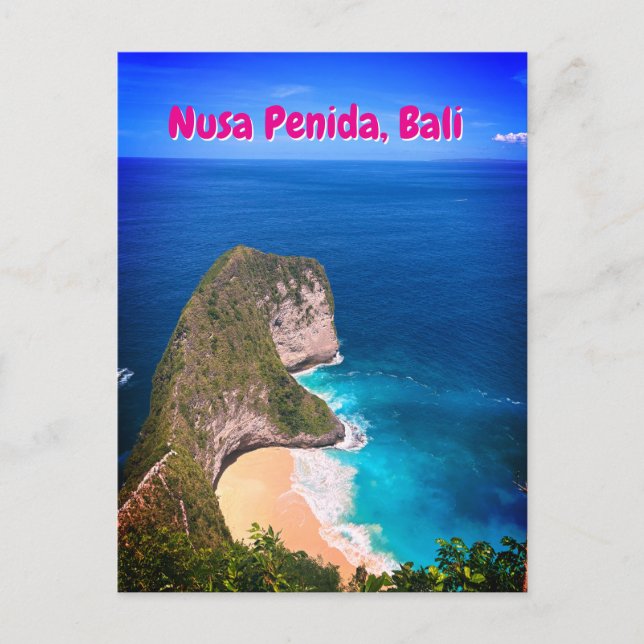 Nusa Penida, Dinosaur beach Postcard (Front)