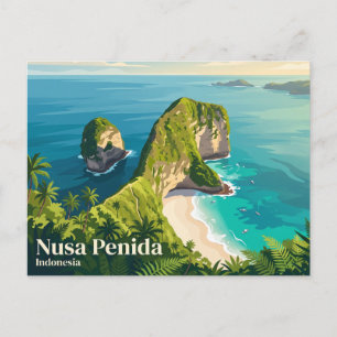 Nusa Penida Indonesia Postcard