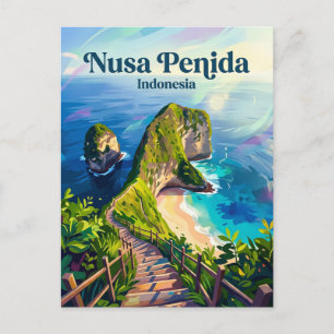 Nusa Penida Indonesia Postcard