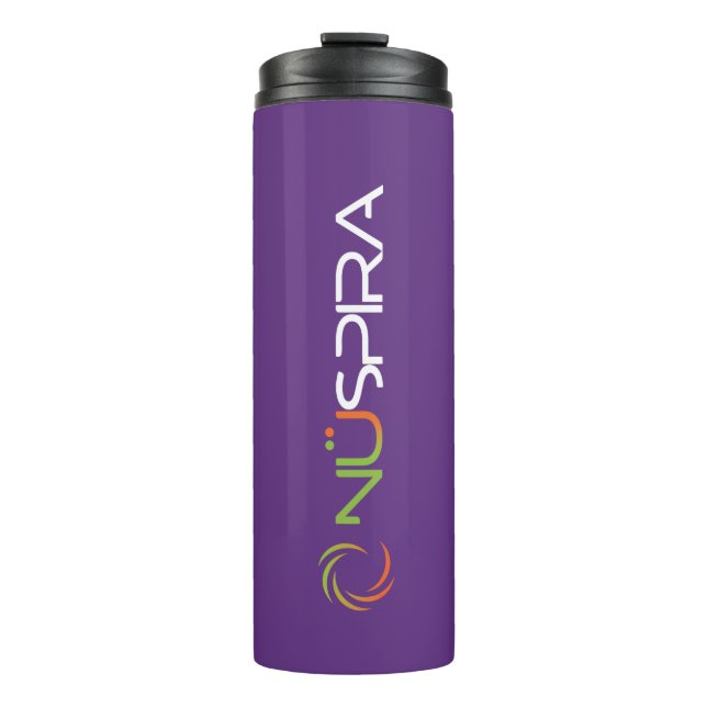 NuSpira Purple Thermal Tumbler (Front)