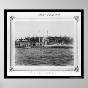 Nusretiye Mosque Tophane Istanbul 1885 Poster
