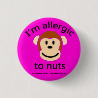 Nut Allergy Alert Pink