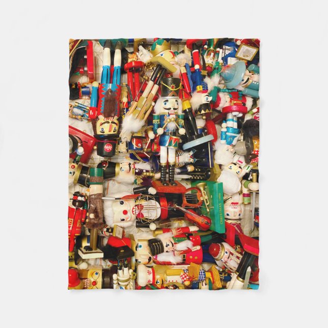 Nut Crackers Fleece Blanket (Front)