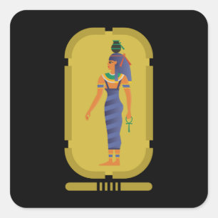 Nut Egyptian Goddess Square Sticker