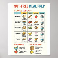 Nut Free Meal Prep for school lunches