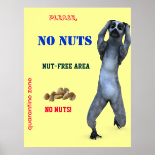 Nut-free Zone Poster