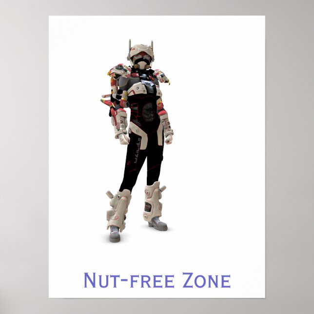 Nut-free Zone Poster (Front)
