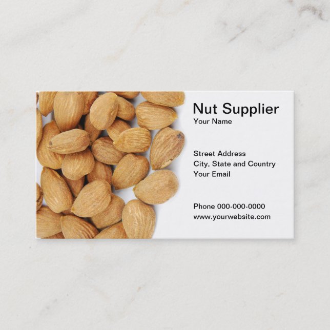 Nut Supplier Business Card (Front)