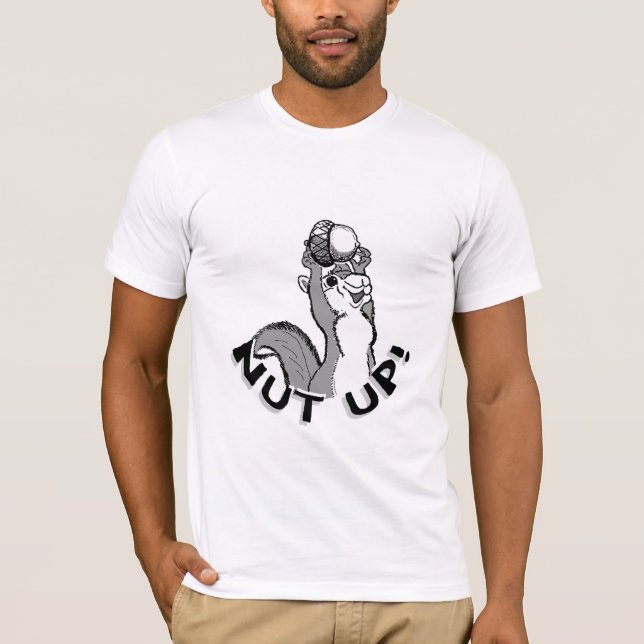 Nut Up Squirrel T-Shirt (Front)