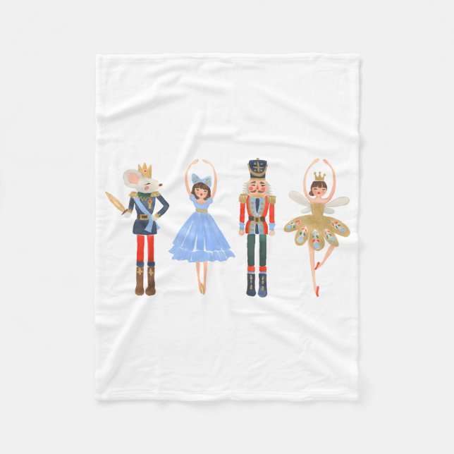 Nutcracker 1WH1 Fleece Blanket (Front)