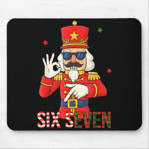 Nutcracker 67 Six Seven Christmas Meme Humor Men W Mouse Pad